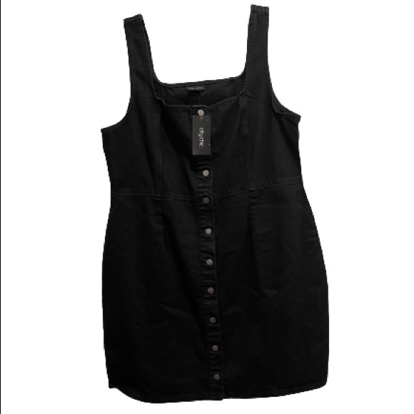 City Chic Dresses & Skirts - NWT City Chic Plus Denim Dress Black